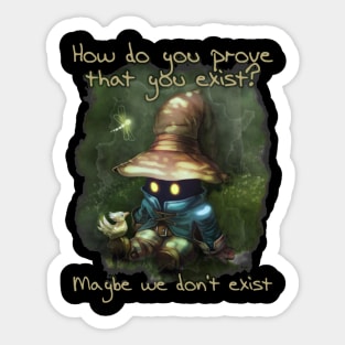 Vivi Ornitier Black Mage FF9 Sticker